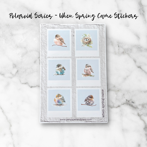 The Polaroid Series - When Spring Came Sticker Sheet