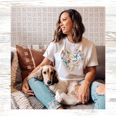 Seaside Heart Teeshirt