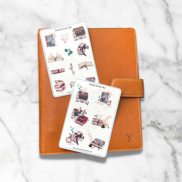 Book Lover Sticker Sheets