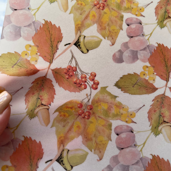 Golden Autumn Vellum Dashboard