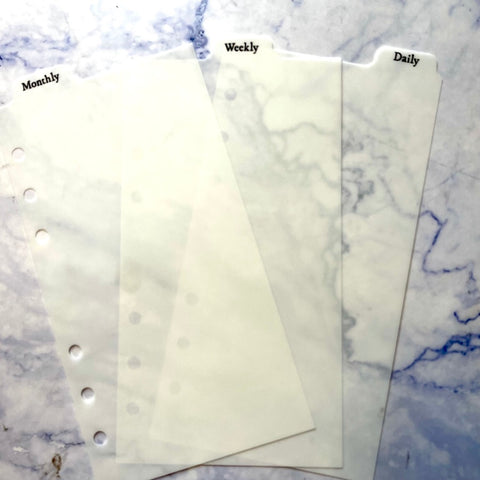 Top Tab Dividers
