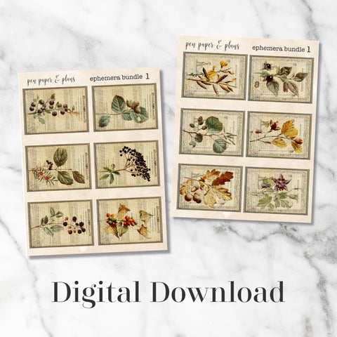 Ephemera Vol 1 Printable