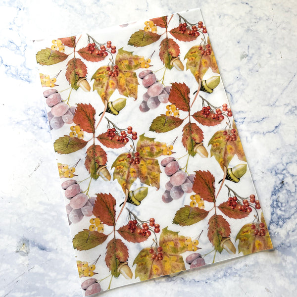 Golden Autumn Vellum Dashboard