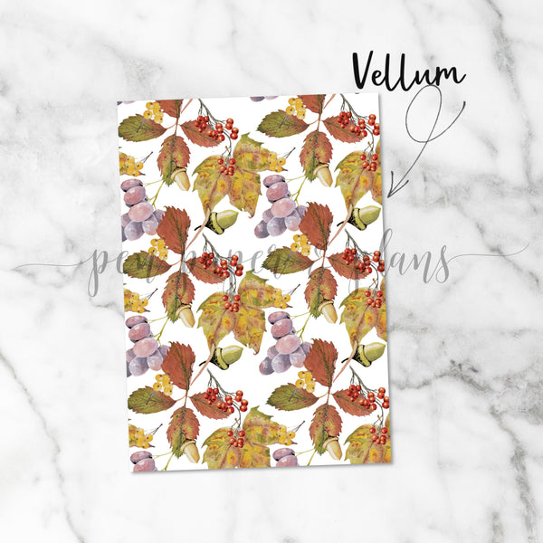 Golden Autumn Vellum Dashboard