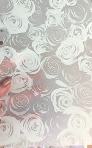 White Roses Vellum Dashboard