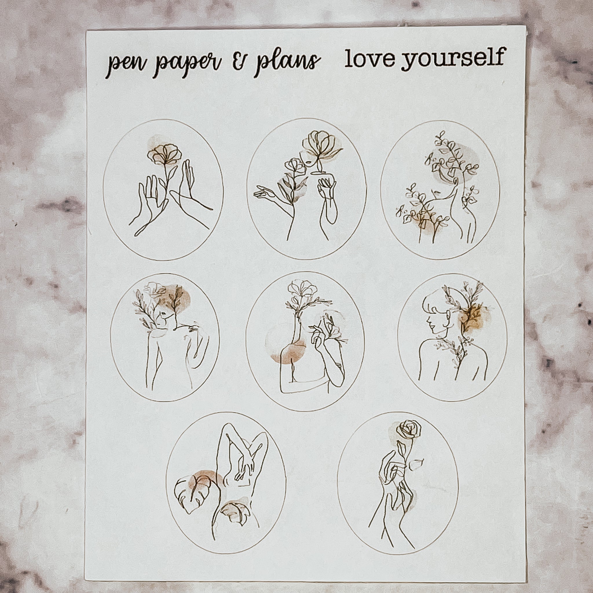 Love Yourself - Self Love Sticker Sheet