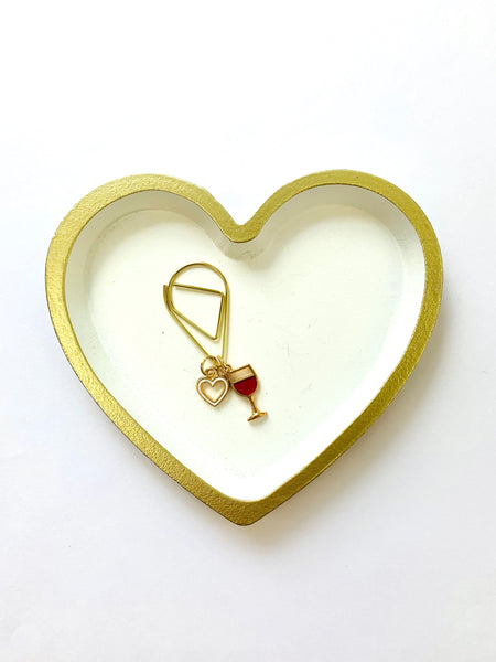 I Heart Wine Planner Clip