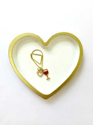 I Heart Wine Planner Clip