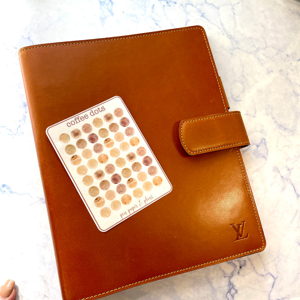 Coffee Dots Sticker Sheet
