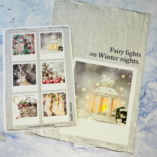 The Polaroid Series - Winter Edition Stickers
