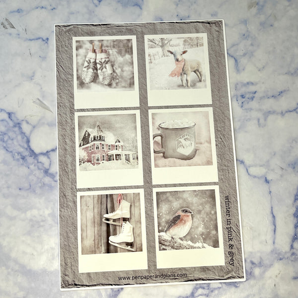 The Polaroid Series - Winter Edition Stickers
