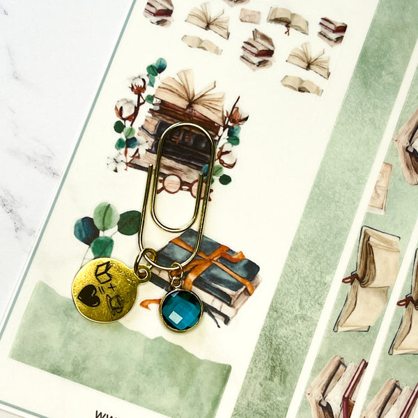 Book Lover Planner Clip