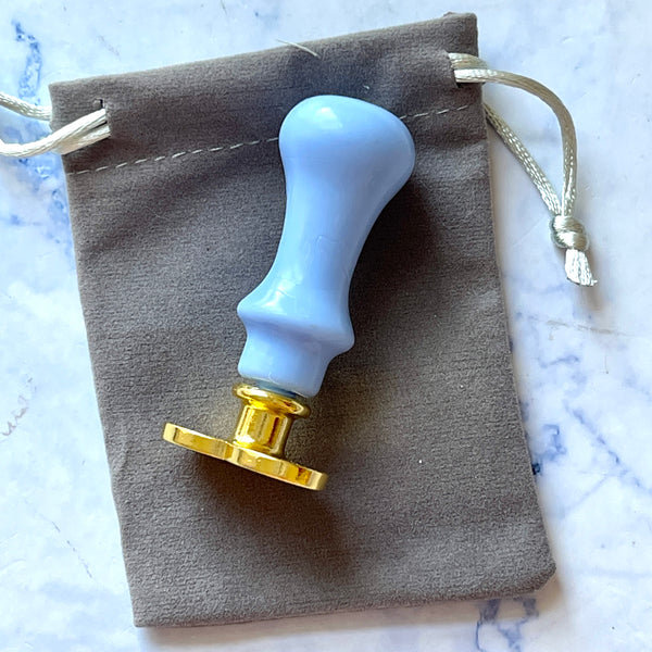 3-D Quilted Heart Sealing Wax Stamp