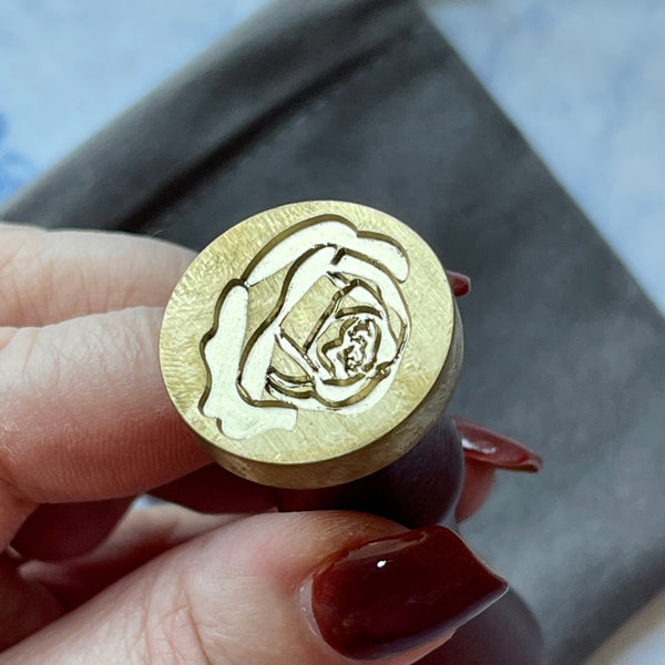 Rose Sealing Wax Stamp