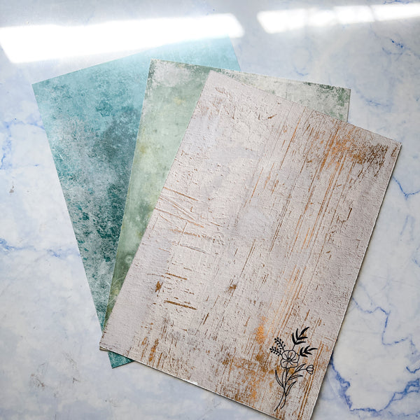 Botanicals & Old Painted Stucco Dashboards