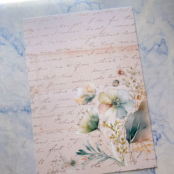 Victorian  Pressed Flowers Dashboard