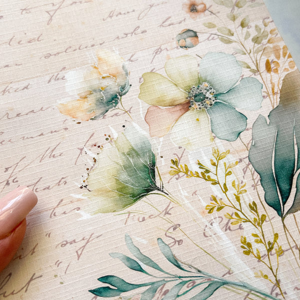 Victorian  Pressed Flowers Dashboard