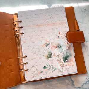 Victorian  Pressed Flowers Dashboard