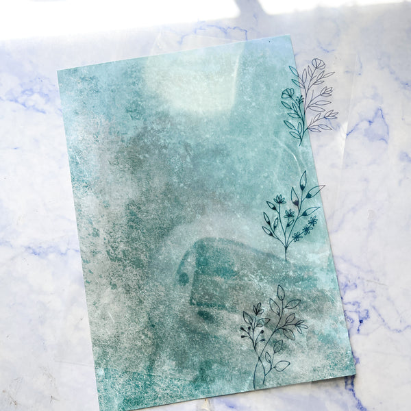 Botanicals & Old Painted Stucco Dashboards