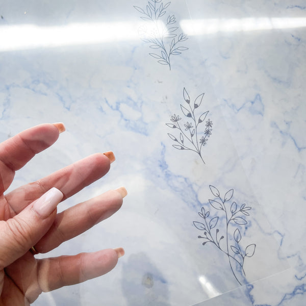 Botanicals & Old Painted Stucco Dashboards