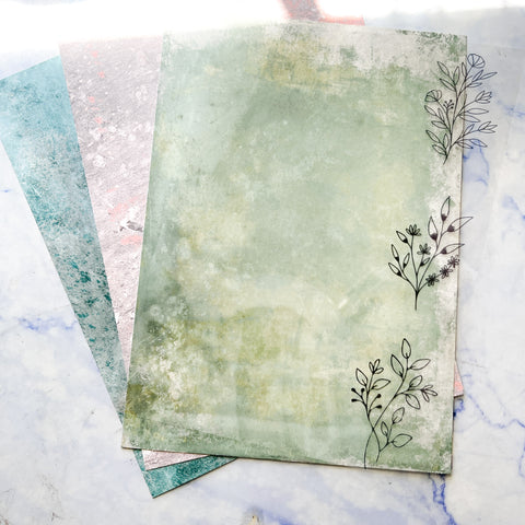 Botanicals & Old Painted Stucco Dashboards