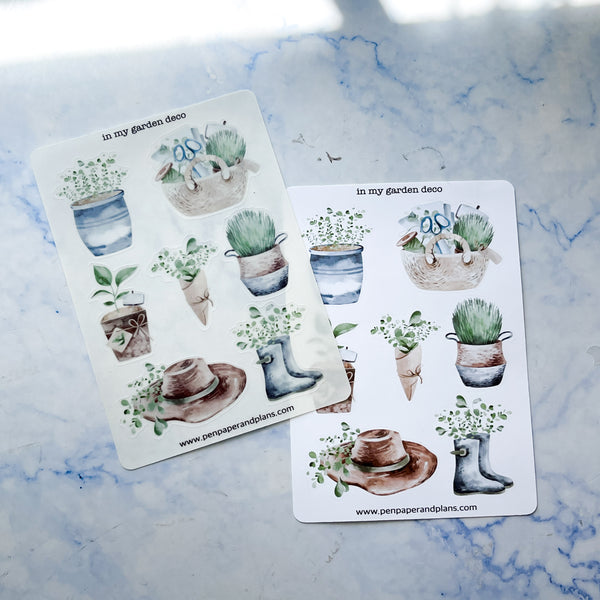 In My Garden Stickers