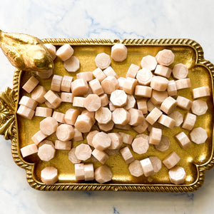 Pale Nude Peach Sealing Wax Beads