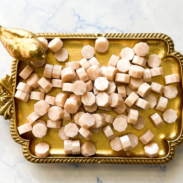Pale Nude Peach Sealing Wax Beads