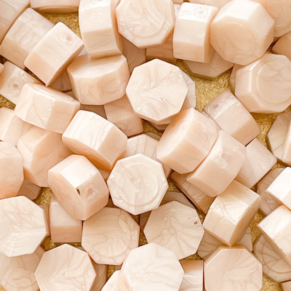 Pale Nude Peach Sealing Wax Beads