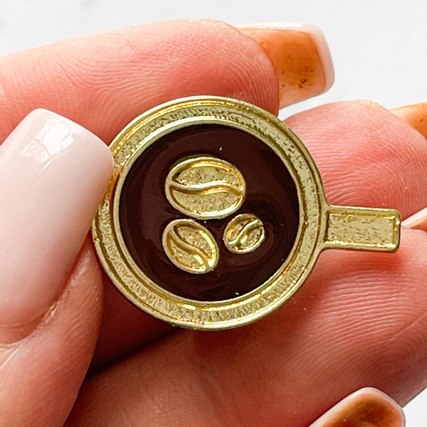 Coffee Bean Cup Pin