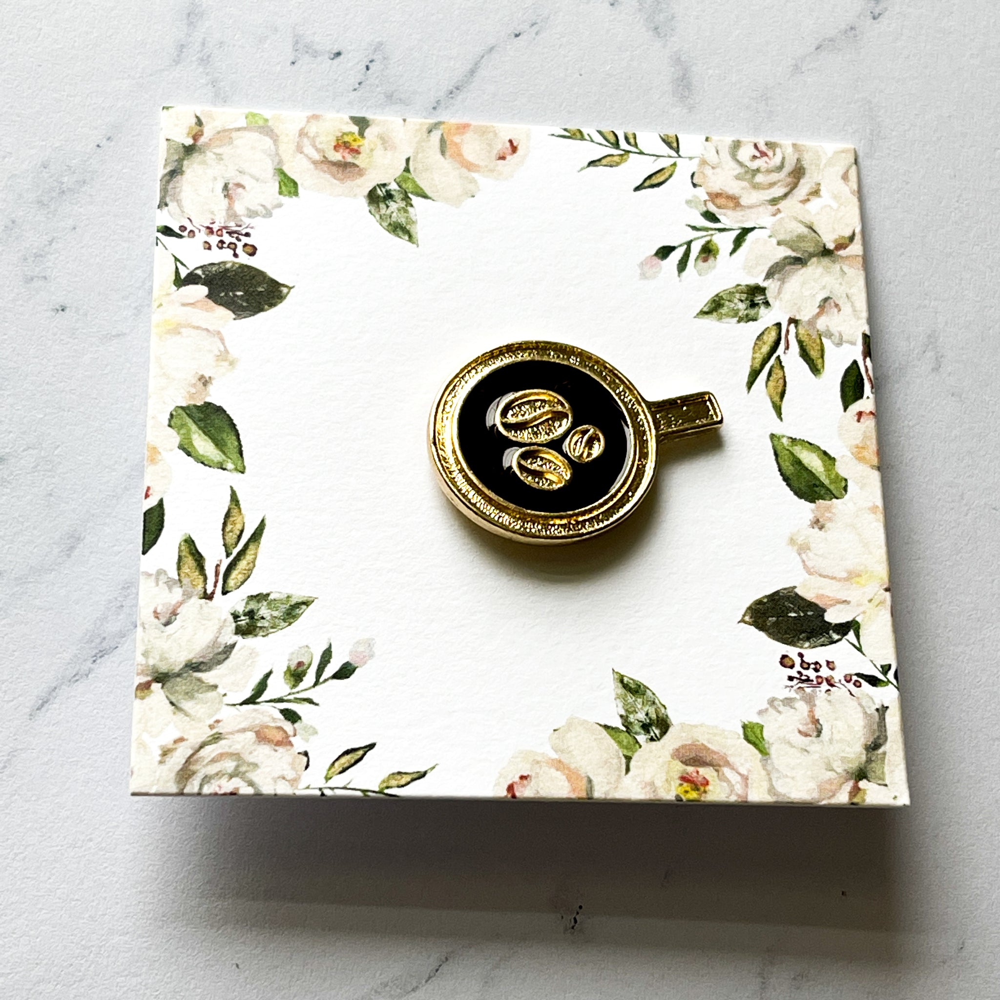Coffee Bean Cup Pin