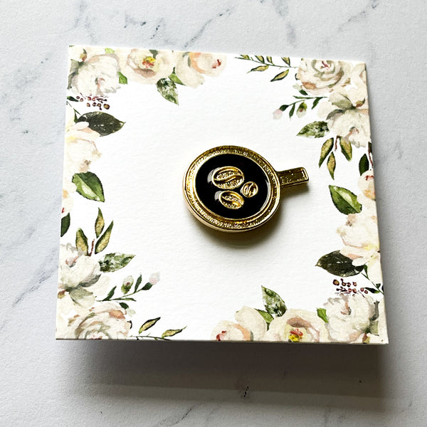 Coffee Bean Cup Pin