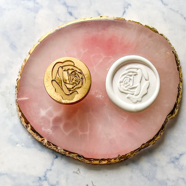 Rose Sealing Wax Stamp