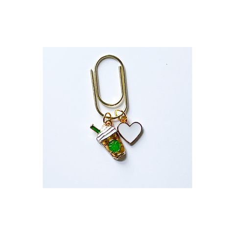 I Heart Coffee Planner Clip