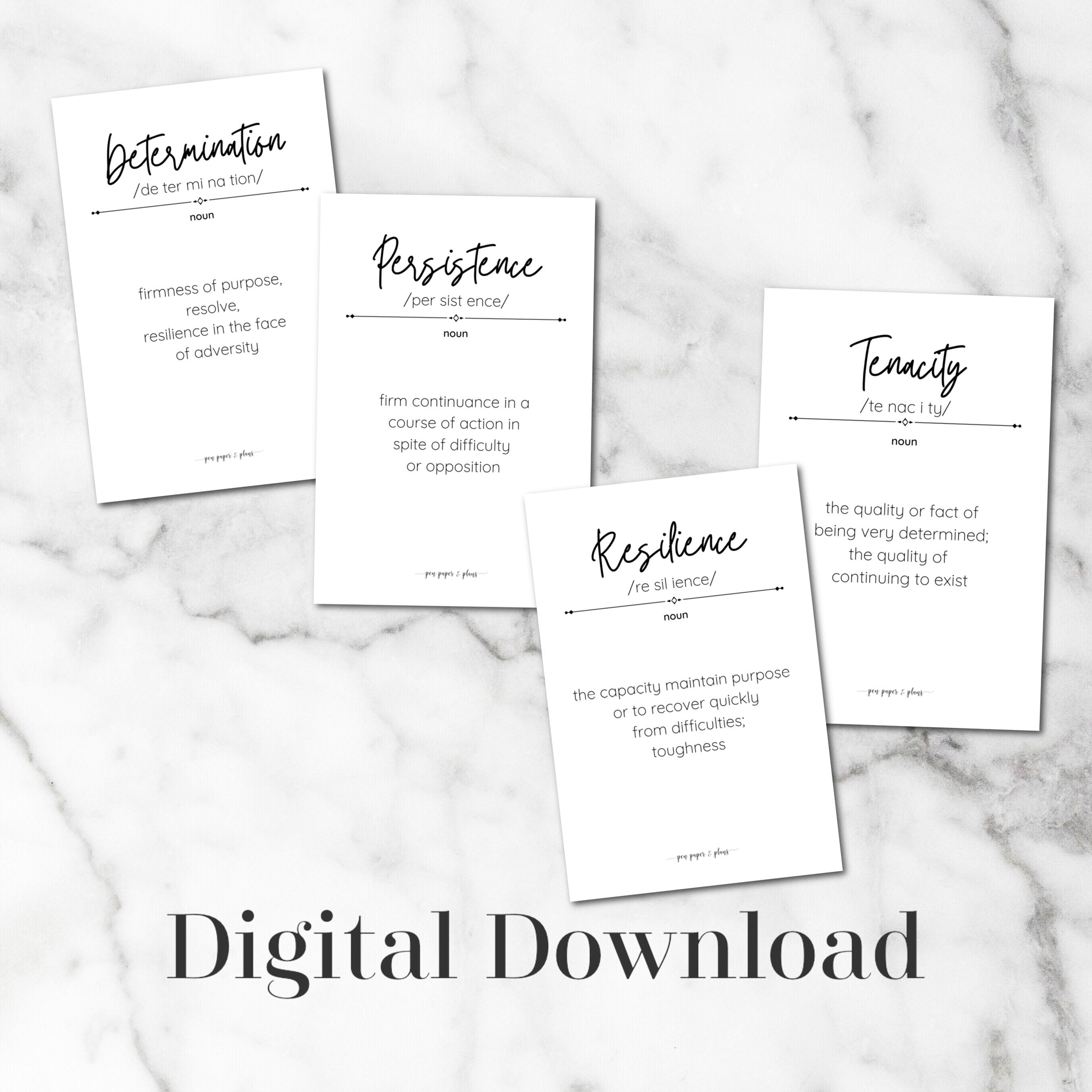 Printable Motivational Set