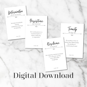 Printable Motivational Set