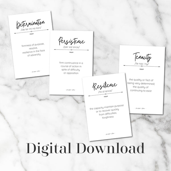 Printable Motivational Set