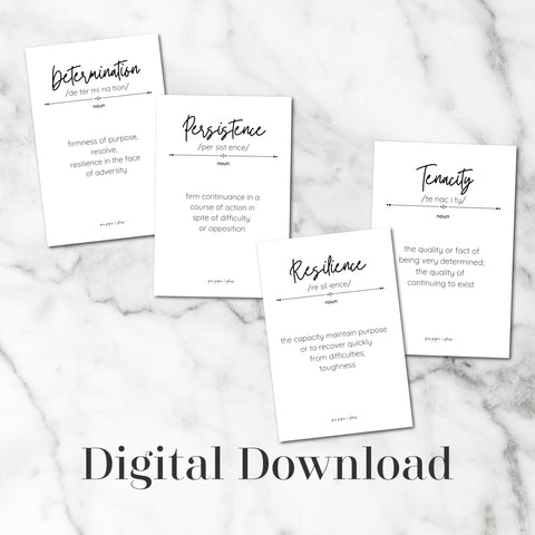 Printable Motivational Set