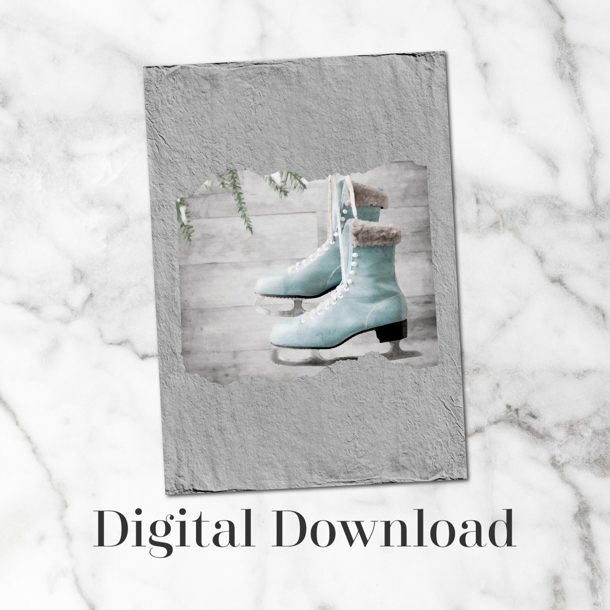 Winter Blues Printable Dashboard