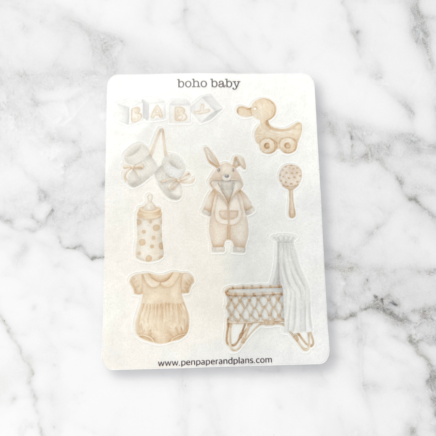 Boho Baby Stickers