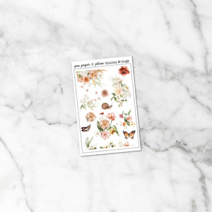 Blooms & Bugs Sticker Sheet