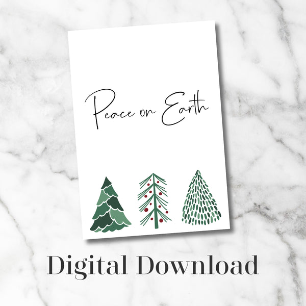 Peace on Earth  Printable Dashboard