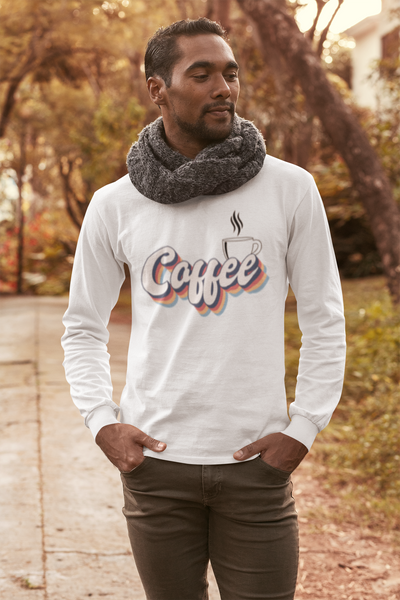 Retro Coffee Long Sleeve Tee