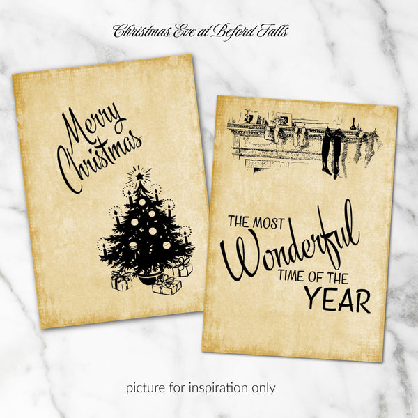 Christmas Eve at Beford Falls Printables